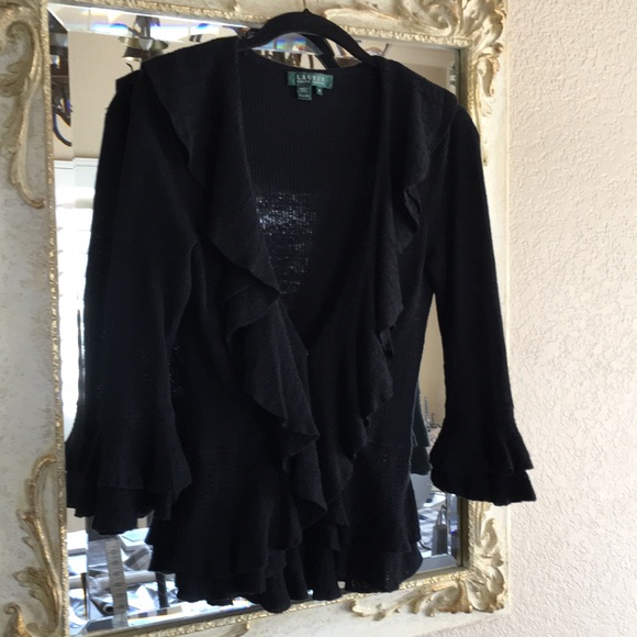 Lauren Ralph Lauren Sweaters - Lauren Ralph Lauren sweater. 100% Linen. Black. M